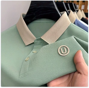 polo shirts with embroidered logo for branding
